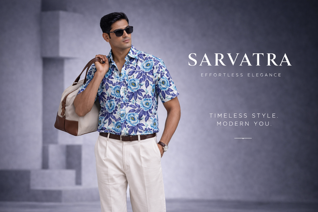 Indigo Bloom Shirt