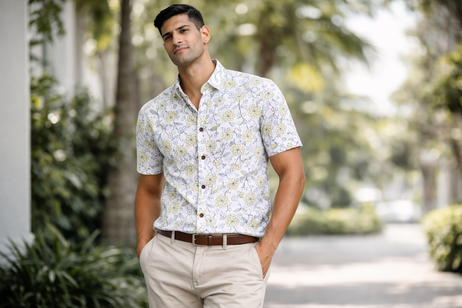 White Bloom Shirt