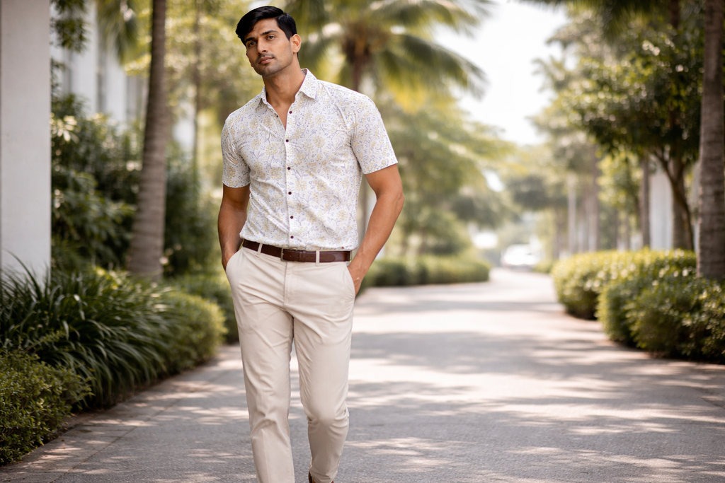 White Bloom Shirt