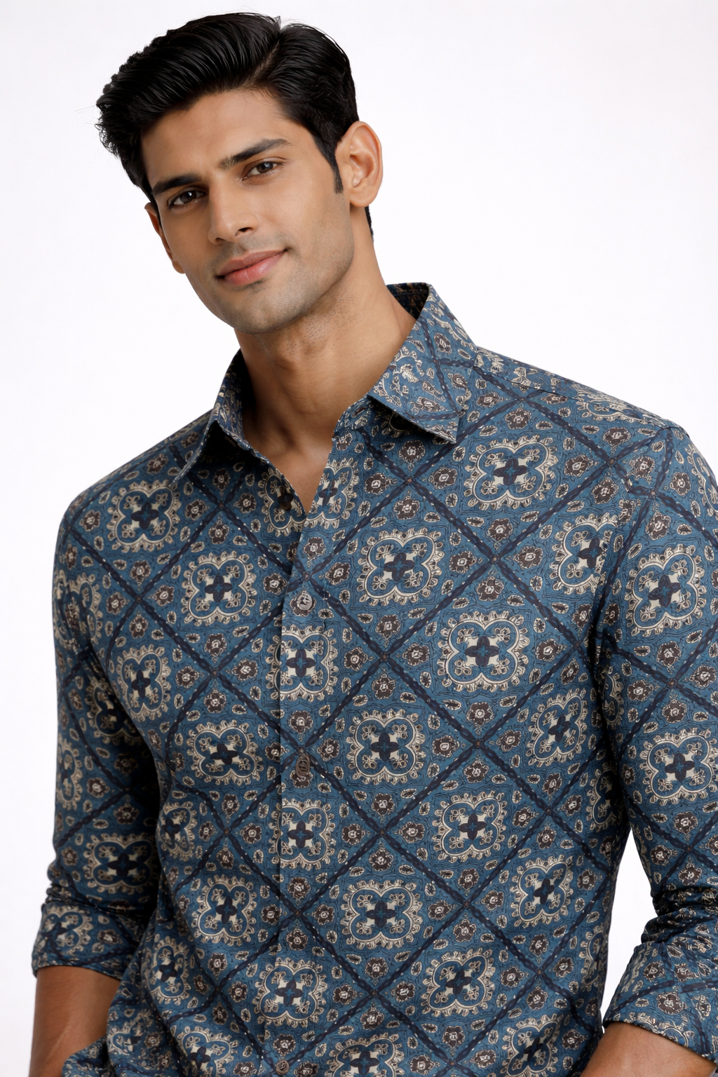 Grey Mandala Shirt