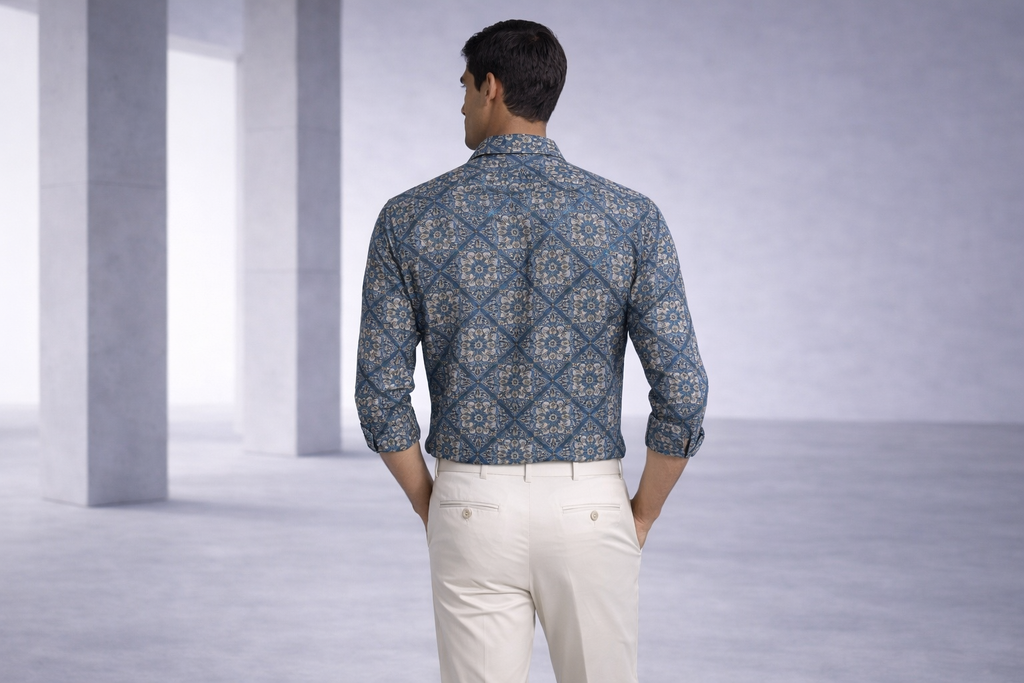 Grey Mandala Shirt