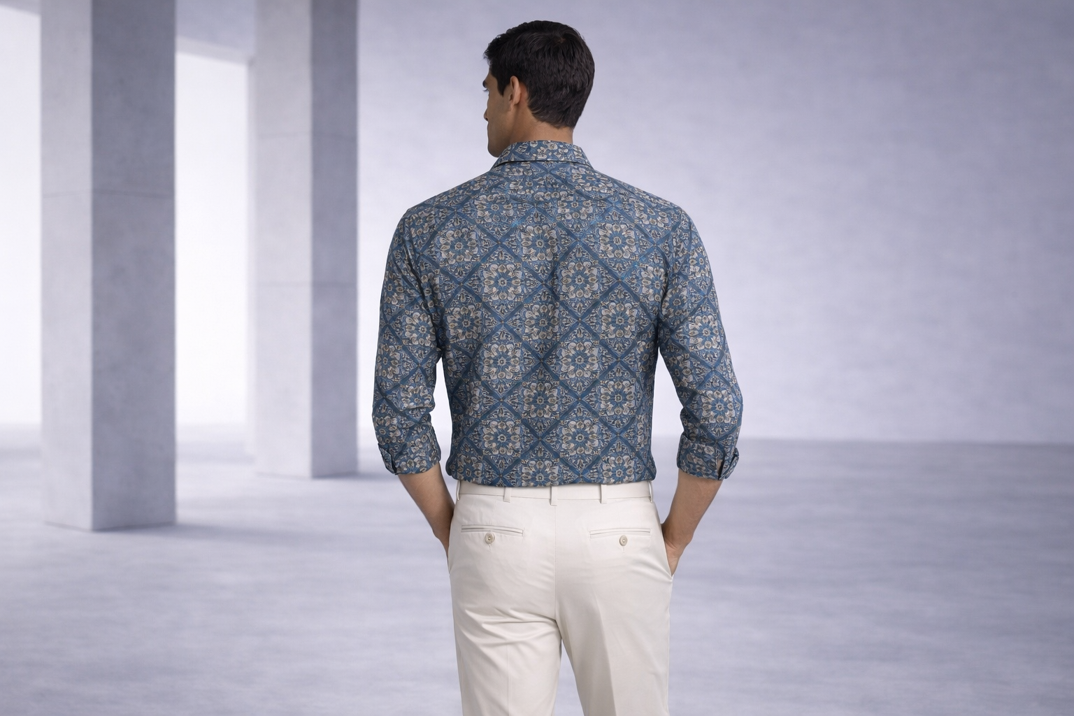 Grey Mandala Shirt