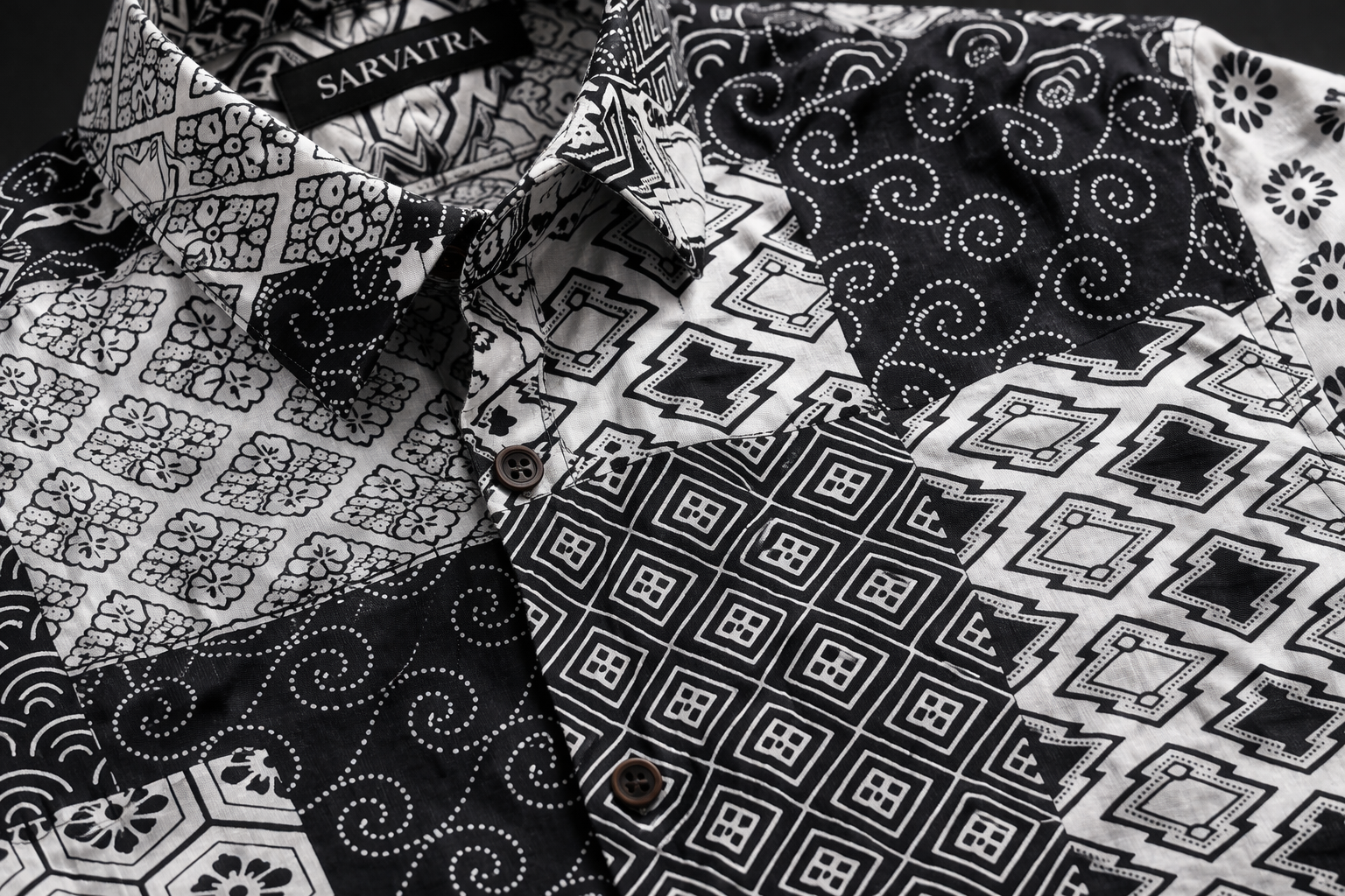 Ink Patchwork Shirt