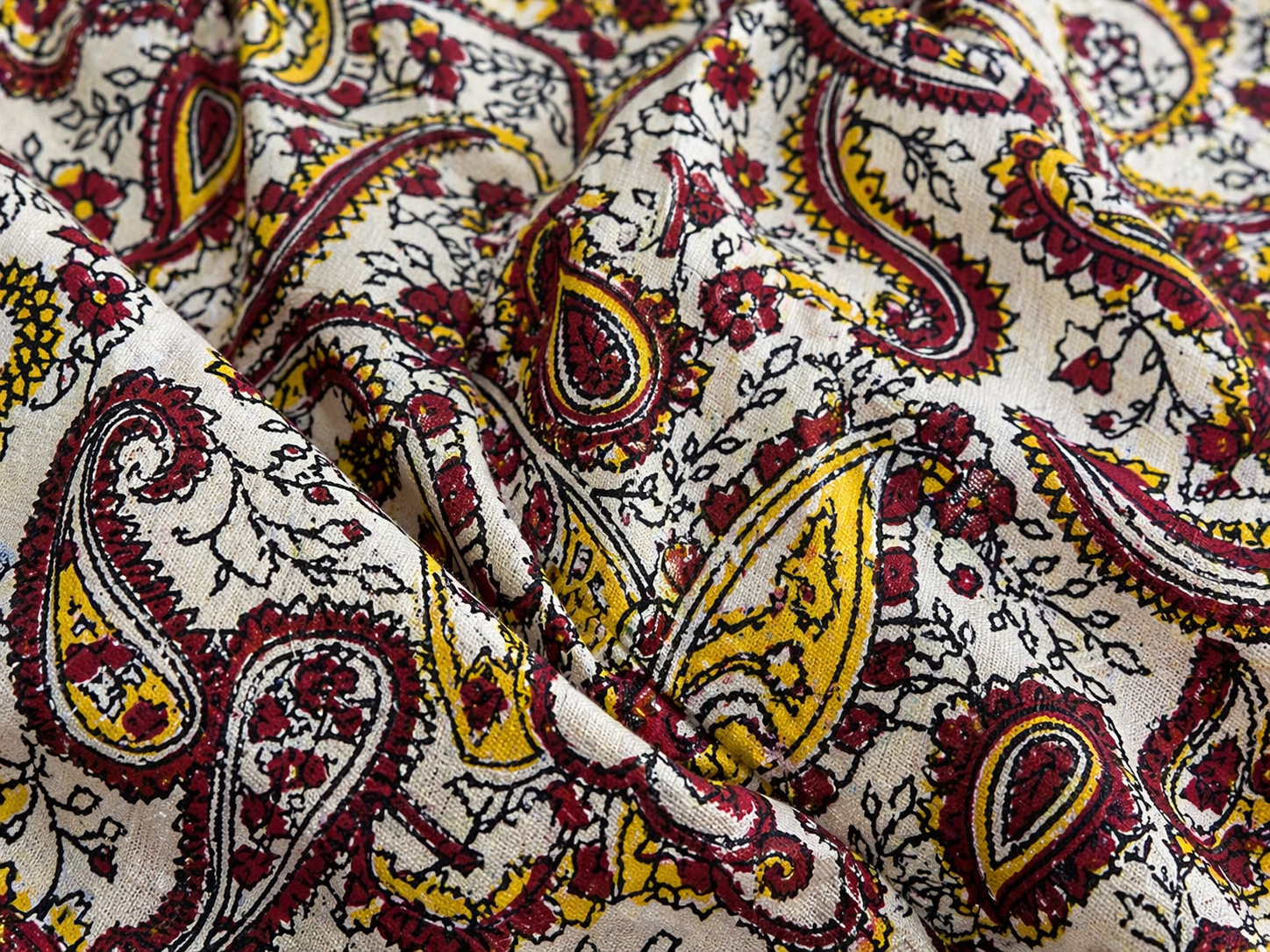 Ivory Paisley Shirt